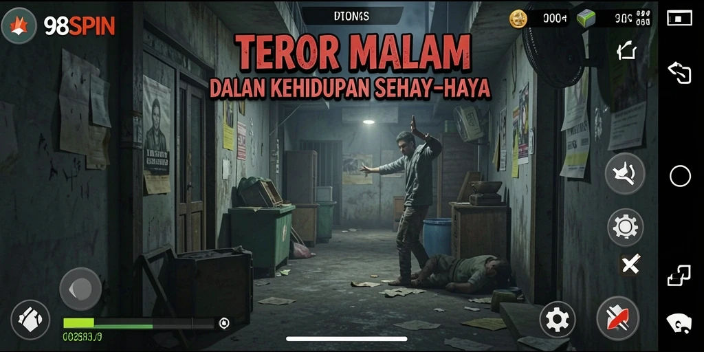 Tampilan gameplay menegangkan di 98SPIN yang siap menghantui malammu.