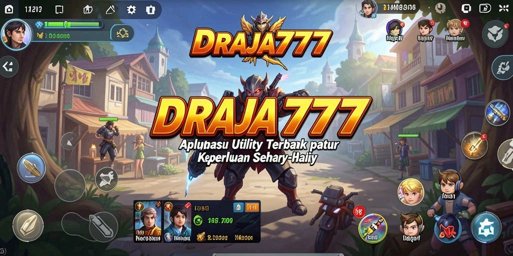 Tampilan utama DRAJA777 yang mencerminkan kepraktisan aplikasi Utility.