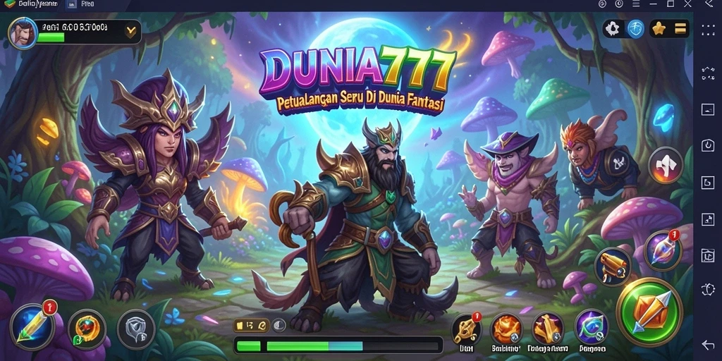 Tampilan gameplay menarik dari DUNIA777 saat menjelajahi dunia penuh petualangan.