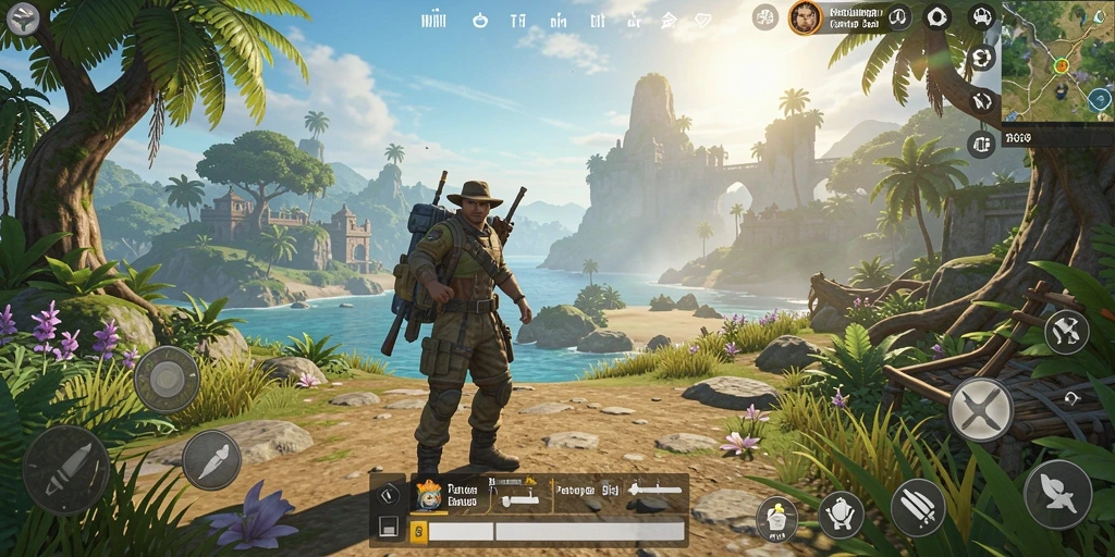 Gameplay G668 menampilkan petualangan menarik dalam dunia terbuka.