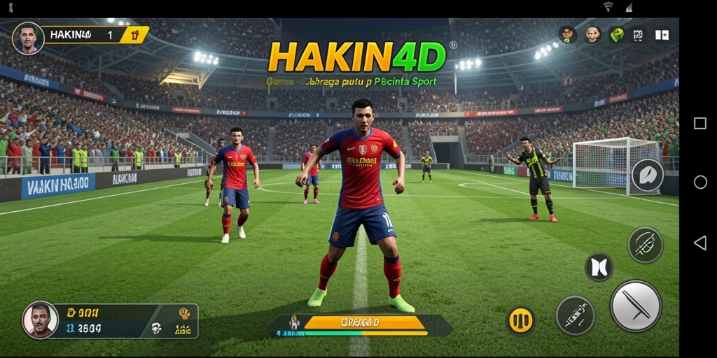 Screenshot HAKIN4D yang menampilkan aksi olahraga seru dan menegangkan.