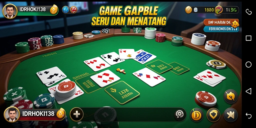 Tampilan gameplay seru dari IDRHOKI138 yang menarik