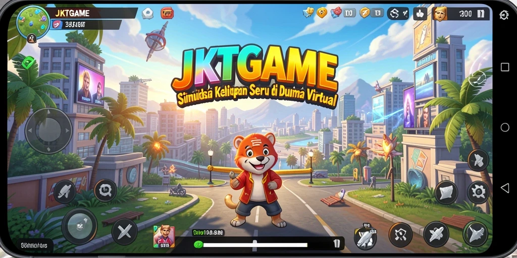 Tampilan gameplay JKTGAME yang menarik dengan aktivitas seru.
