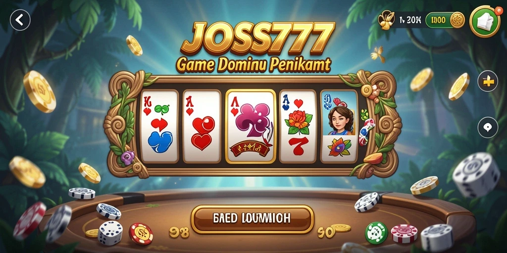 Tangkapan layar gameplay JOSS777 menampilkan keseruan permainan Domino.