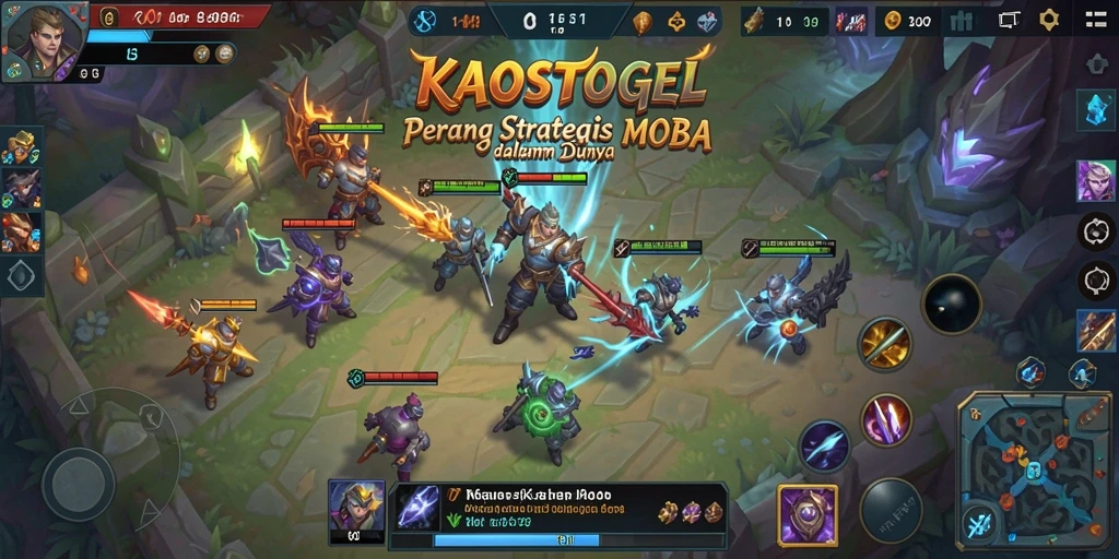 Tampilan memukau gameplay KAOSTOGEL yang penuh aksi.