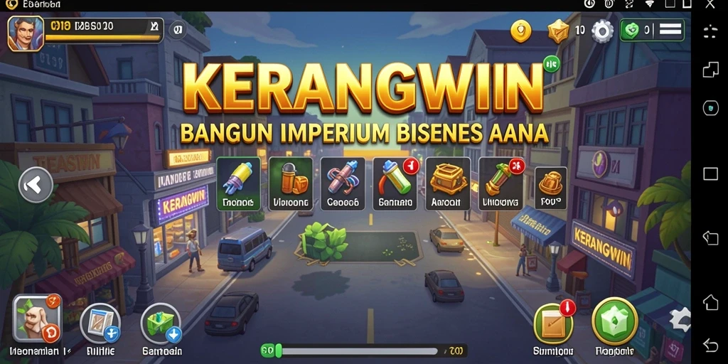 Tampilan gameplay KERANGWIN yang menarik dan menantang.