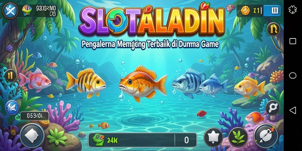Tampilan menarik gameplay SLOTALADIN dalam pengalaman memancing.